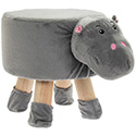Cute Animal Footstool Hippo